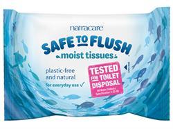 Natracare Safe to Flush Moist Toilet Tissues Plastic Free