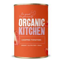 Organic Kitchen Tomatoes 400g (choose chopped or whole peeled)