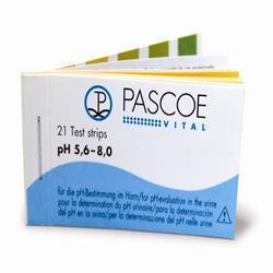 Pascoe PH Balance test strips litmus paper acid alkaline 21 strips pH 5.6-8.0