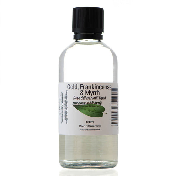 REFILL Reed Diffuser 100ml Gold, Frankincense & Myrrh