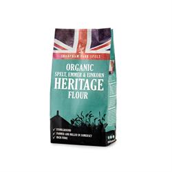 Sharpham Park Organic Heritage Flour Einkorn, Emmer and Spelt 1kg