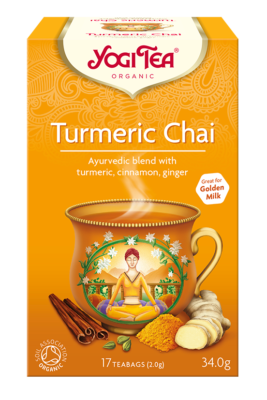 Yogi Turmeric Chai Tea 17 tea bags 34g