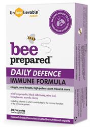 Bee Prepared Daily Defence Immune formula 30 capsules