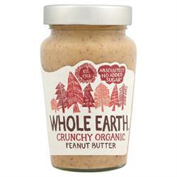 Whole Earth Crunchy Organic Peanut Butter 340g VEGAN