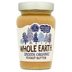 Whole Earth Smooth Organic Peanut Butter 340g VEGAN