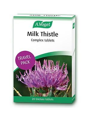 A. Vogel Milk Thistle Complex 20 Tincture Tablets Travel or Quick Detox Pack