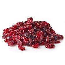 Loose Dried Cranberries per 100g