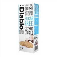 Diablo Coconut Cookies Sugar Free 150g