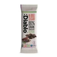 Diablo No added sugar 80% dark chocolate with stevia