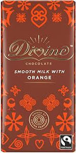 DIVINE MILK Chocolate with TANGY ORANGE 90g