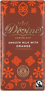 DIVINE MILK Chocolate with TANGY ORANGE 90g