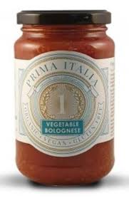Prima Italia Vegetable Bolognese Organic Vegan Gluten Free 350g pasta sauce