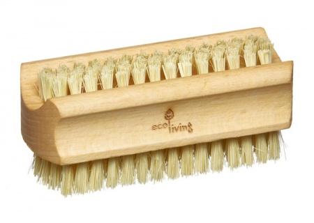 Natural Nail Brush Sustainable beech wood and natural Tampico fibre (vegan) bristles. 100% plastic-free & biodegradable