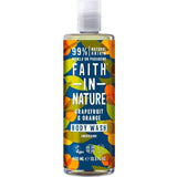 FAITH IN NATURE Body Wash & Foam Bath Bubble Bath 400 ml (Choose Fragrance)