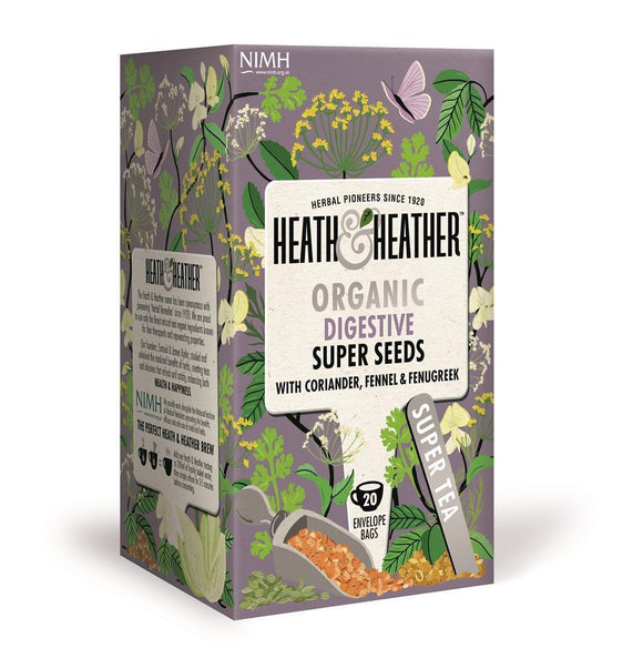 Heath & Heather Organic Digestive Super Seeds Tea 20 Bags