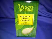 Organic Garlic Chips / Granules 25g