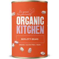 Organic Kitchen Borlotti Beans 400g