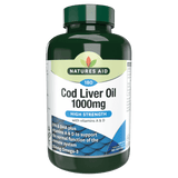 Natures Aid Cod Liver Oil (High Strength) 1000mg 90 Caps BETTER THAN HALF PRICE promotion pack