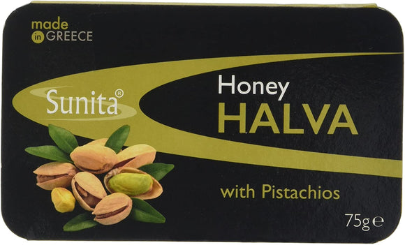 Sunita Honey Halva with Pistachio 75g the sesame treat