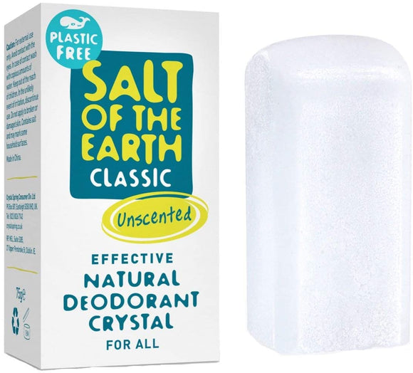 Plastic Free Salt of The Earth Deodorant Stick